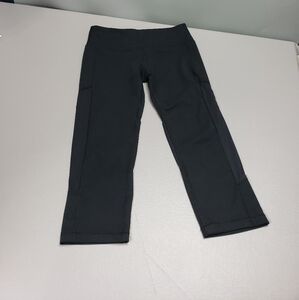 3/$15 Scorpio sol capri, black mesh leggings XS